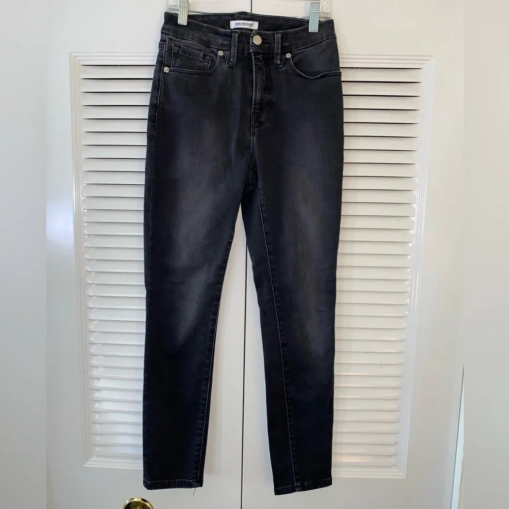 Good American Good Legs Crop skinny jeans